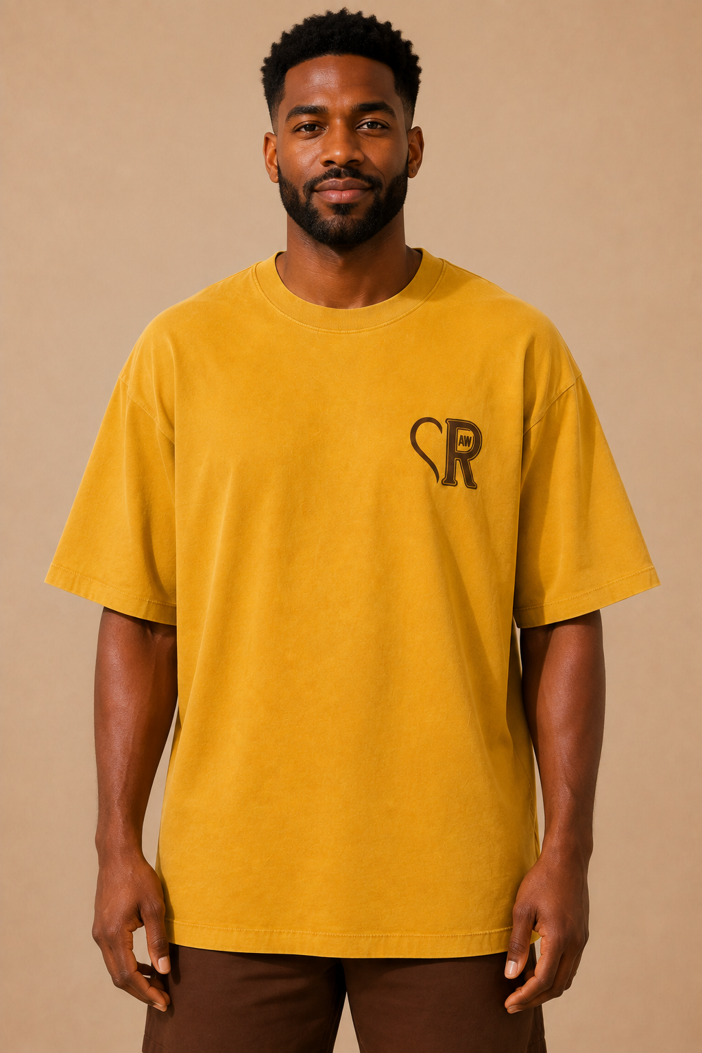 RAW LOVE SIGNATURE TEE ( PEANUT BUTTER )