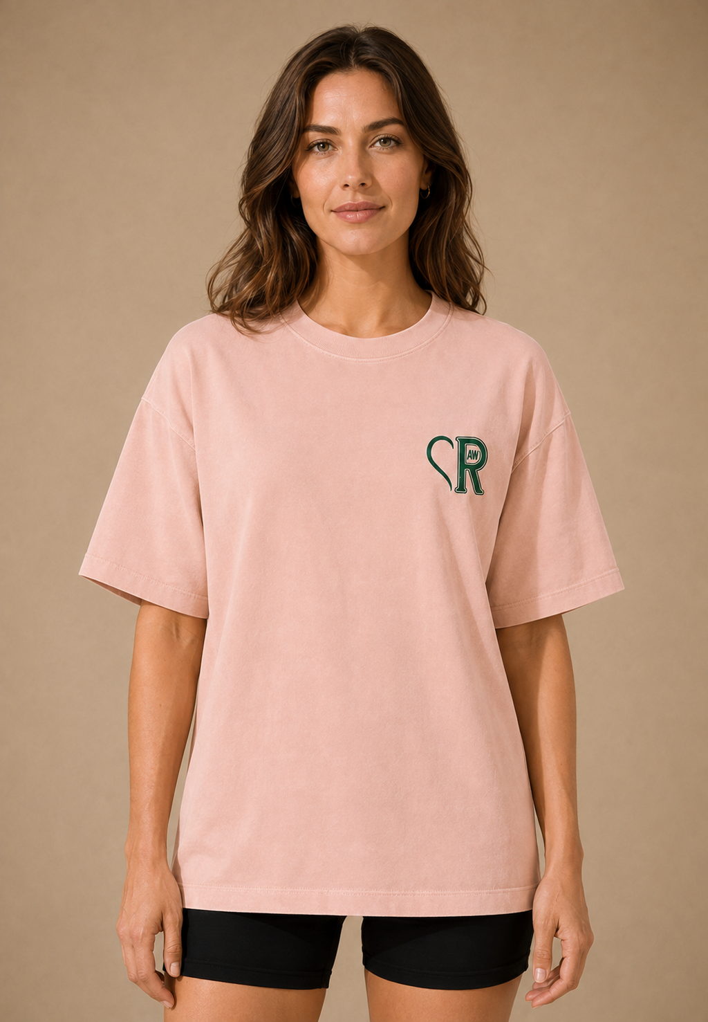 RAW LOVE SIGNATURE TEE ( SALMON )