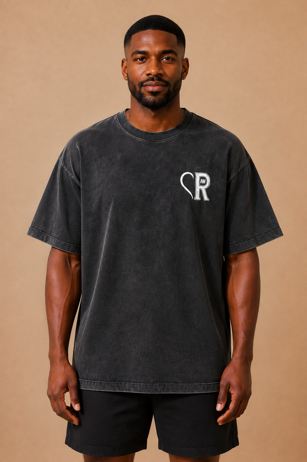 RAW LOVE SIGNATURE TEE ( BLACK )